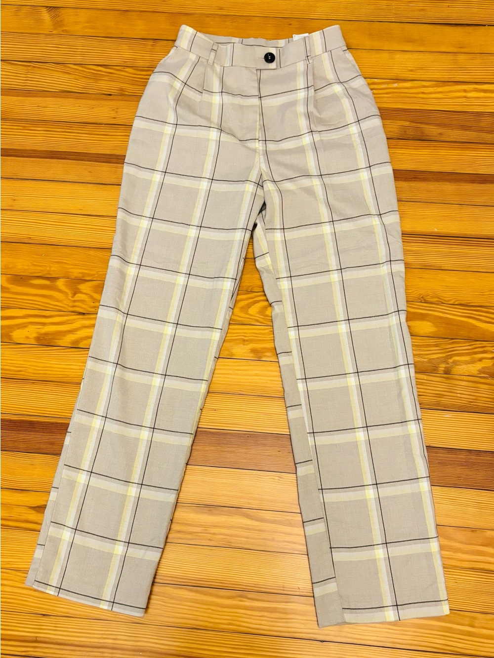 NWOT ASOS Monki high waist wide leg pants with front pleat